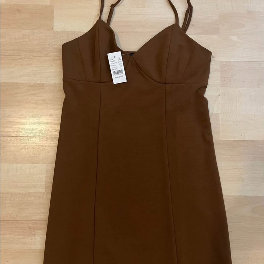 Brown Mini Dress